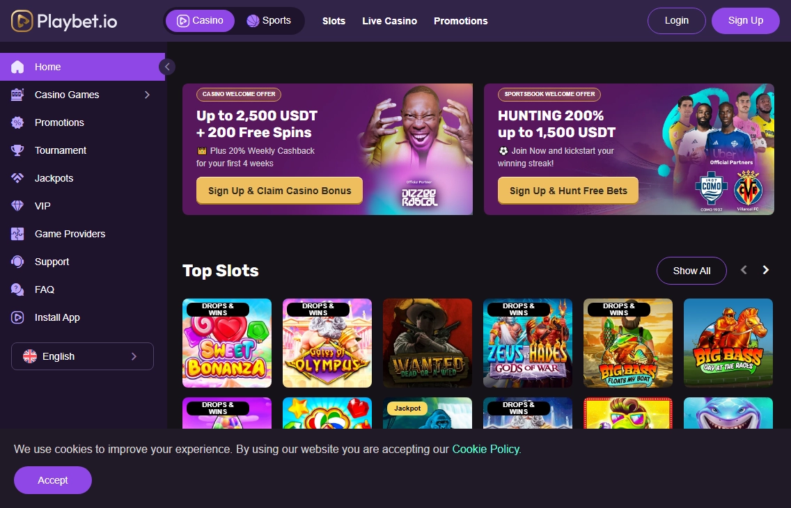Playbet.io Casino